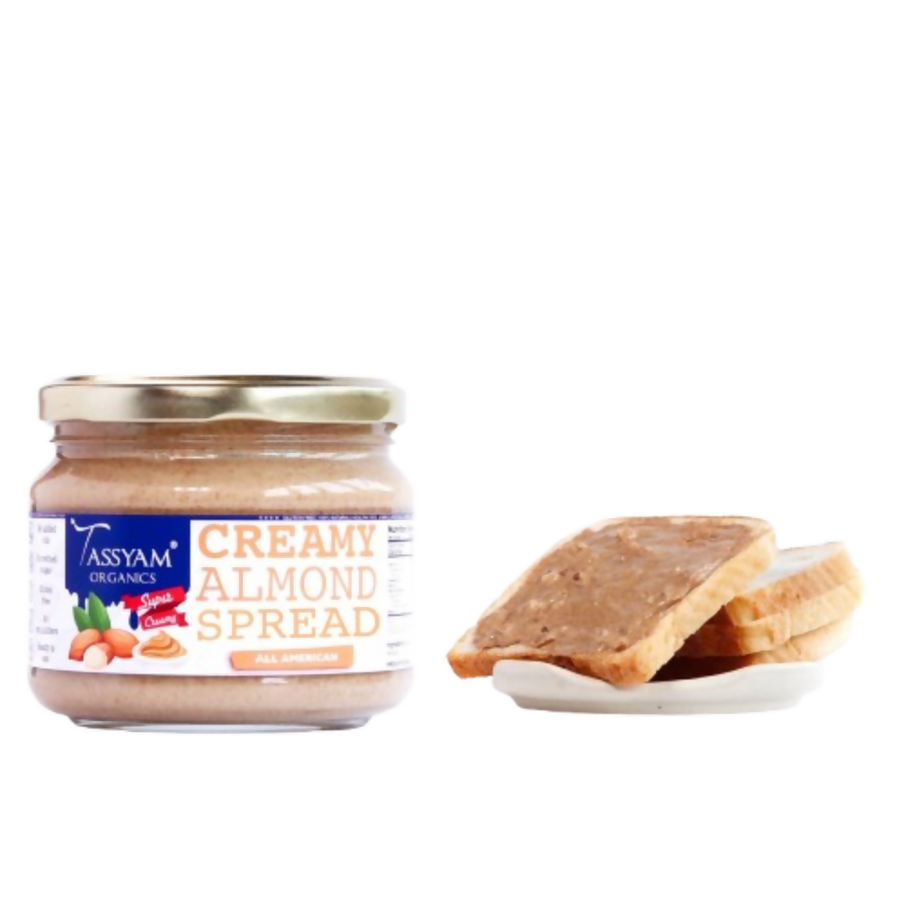 Tassyam Organics Creamy Almond Butter | Grocsy