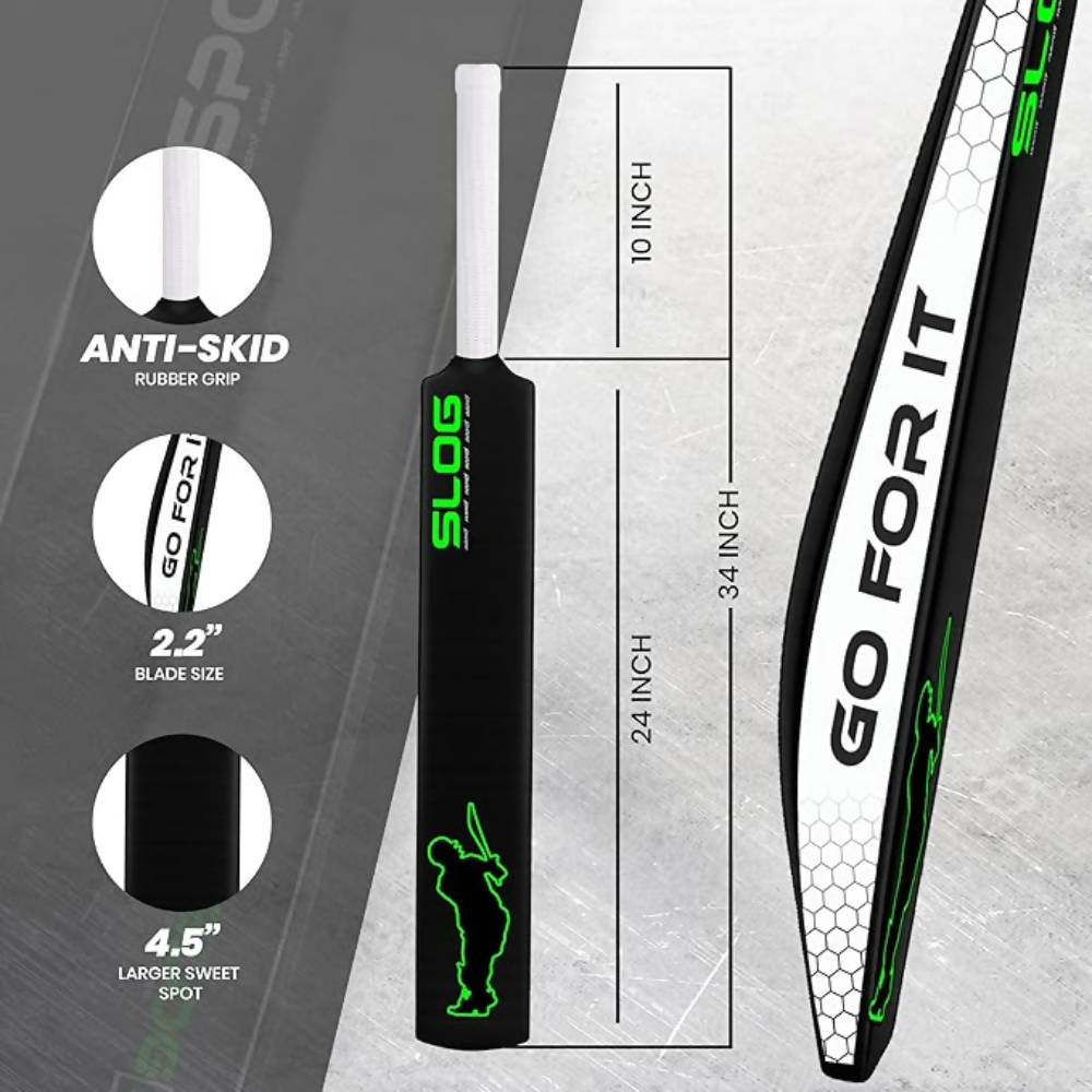Jaspo SLOG Plastic Tennis Cricket Bat | Grocsy