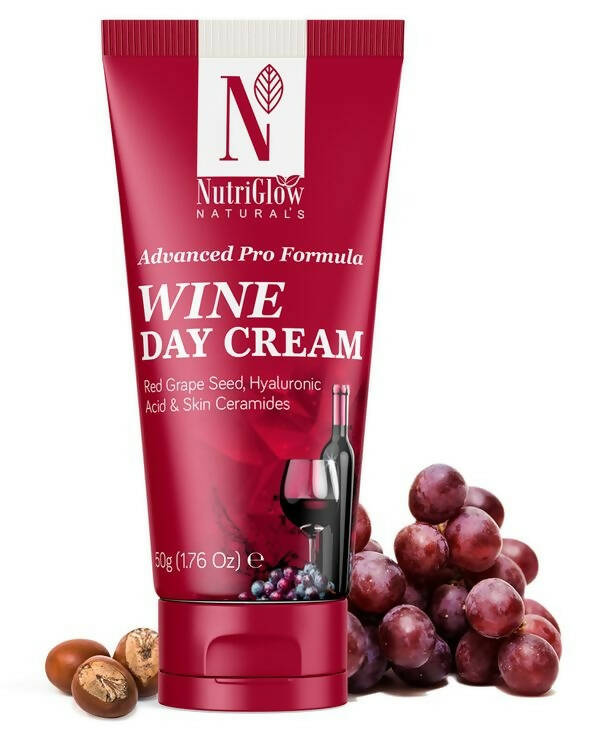 NutriGlow NATURAL'S Advanced Pro Formula Wine Day Cream | Grocsy