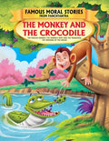 Dreamland The Monkey and The Crocodile - Book 1 (Famous Moral Stories from Panchtantra) | Grocsy
