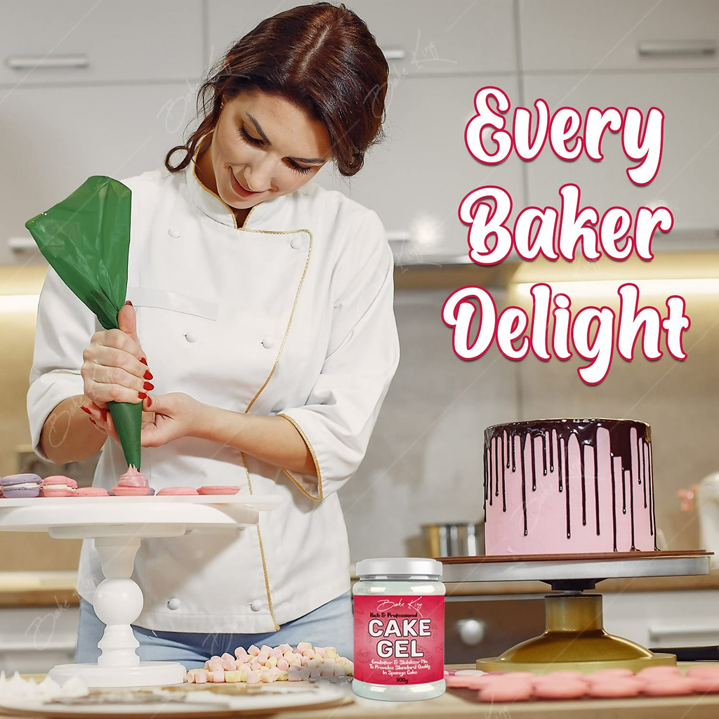 Bake King Cake Gel, Cake Sponge Improver Useful When Making Eggless Cakes | Grocsy