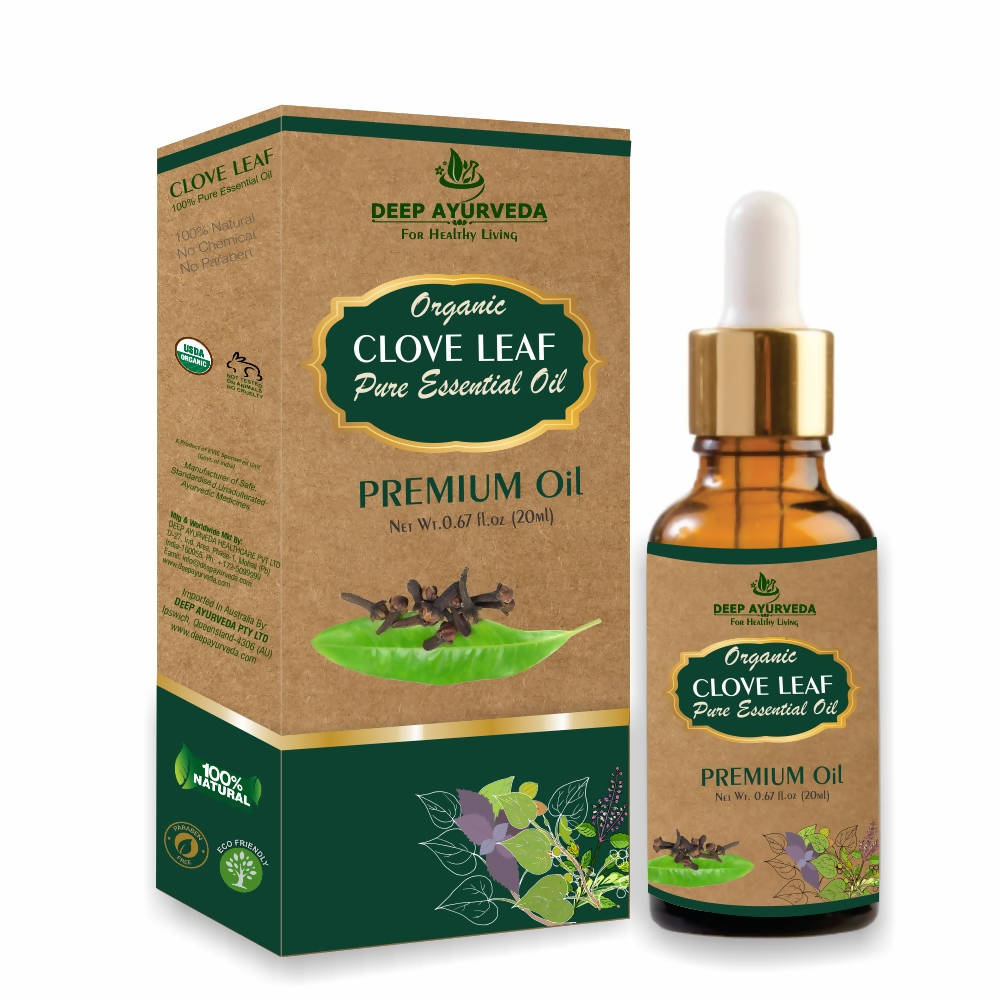 Deep Ayurveda Clove Leaf Pure Essential Oil | Grocsy