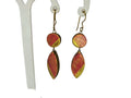 Terracotta Golden Pink Ear Hangings | Grocsy