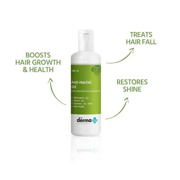 The Derma Co Anti-Hair Fall Oil for Enhanced Hair Growth | Grocsy