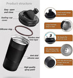 Wosta Insulated Travel Coffee Mug Tumbler 2.0 - 510ml (Black) | Grocsy