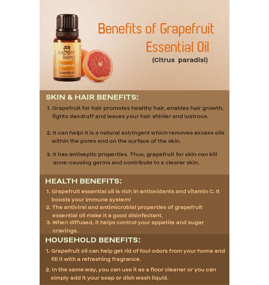 Ancient Living Grapefruit Essential Oil | Grocsy