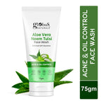 Globus Naturals Aloe vera Neem Tulsi Enriched With Glycerin & Oil Control Formula | Grocsy