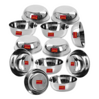 Sumeet Stainless Steel Heavy Gauge Bowl/Wati set with Mirror Finish | Grocsy