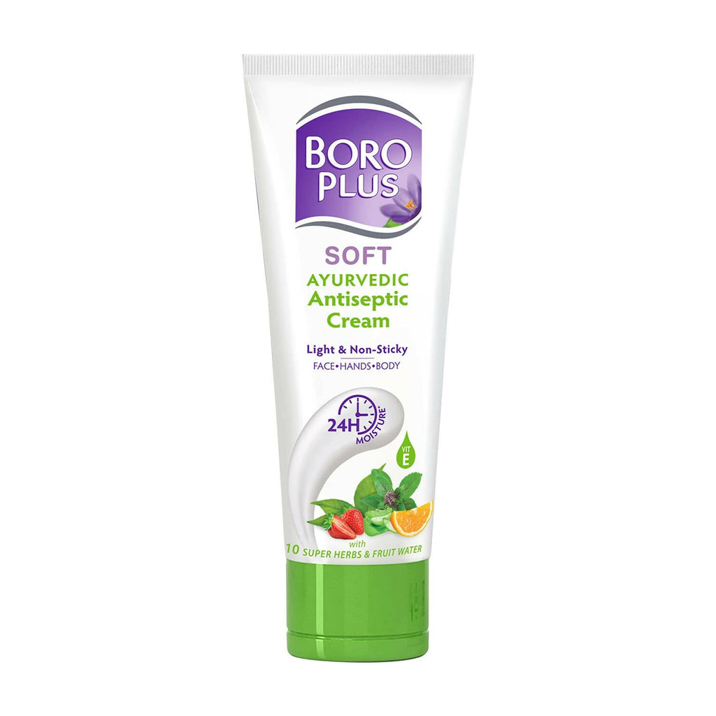 BoroPlus Soft Ayurvedic Antiseptic Cream Light & Non-sticky | Grocsy