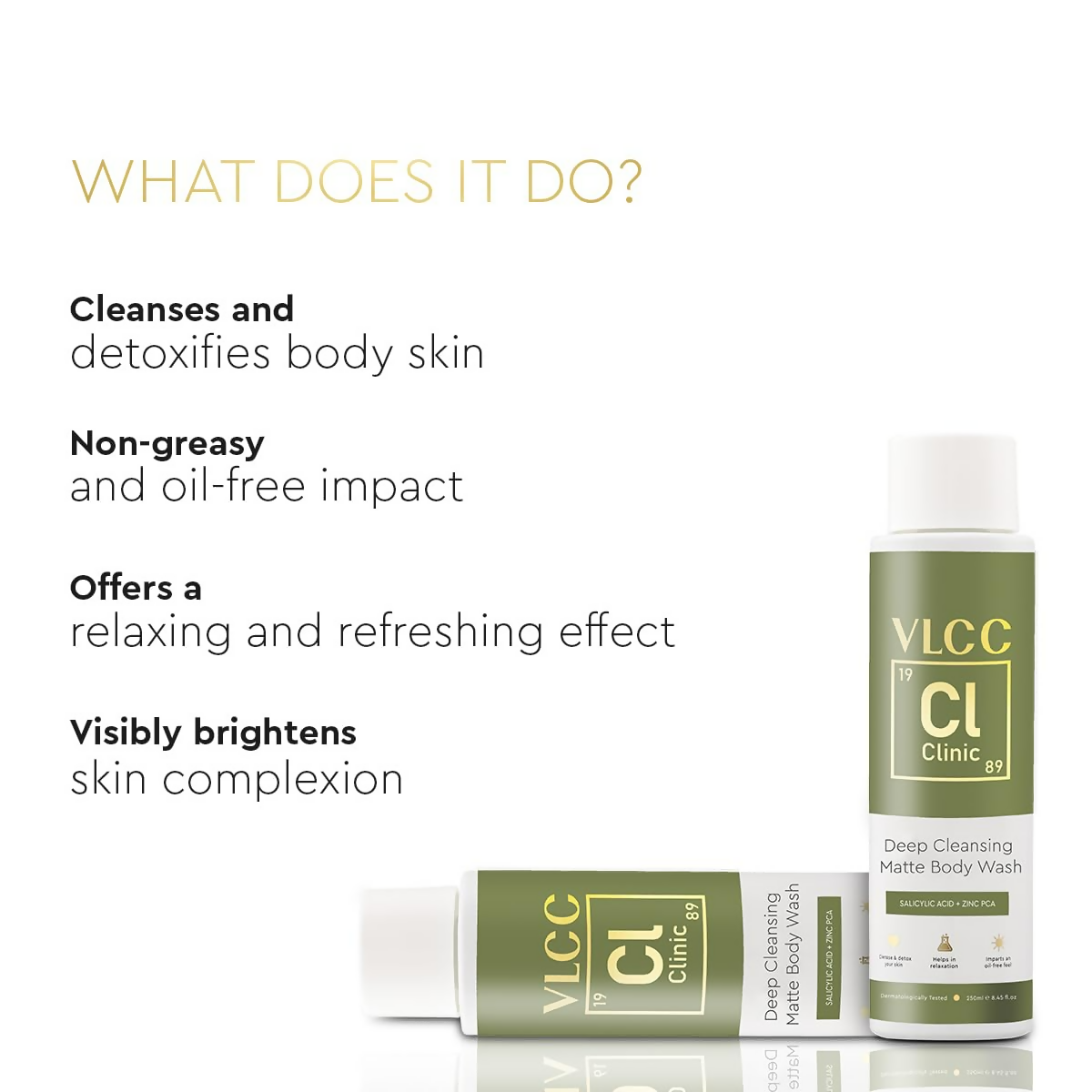 VLCC Clinic Deep Cleansing Matte Body Wash | Grocsy