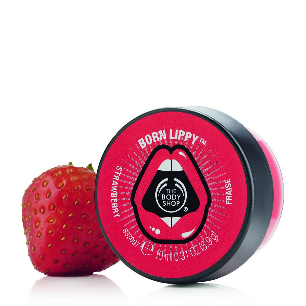 The Body Shop Born Lippy Pot Lip Balm - Strawberry | Grocsy