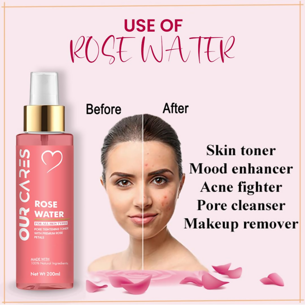 Our Cares Rose Water Toner | Grocsy