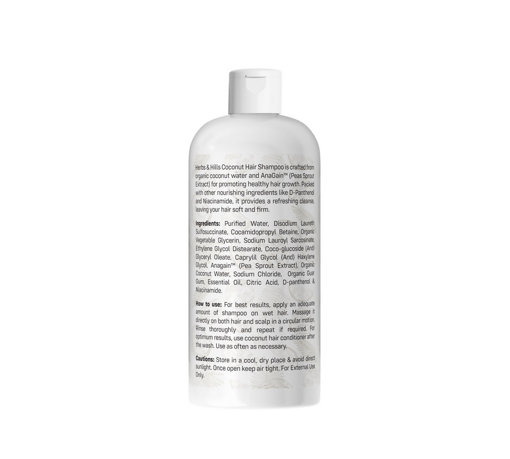 Herbs & Hills Coconut Hair Shampoo | Grocsy