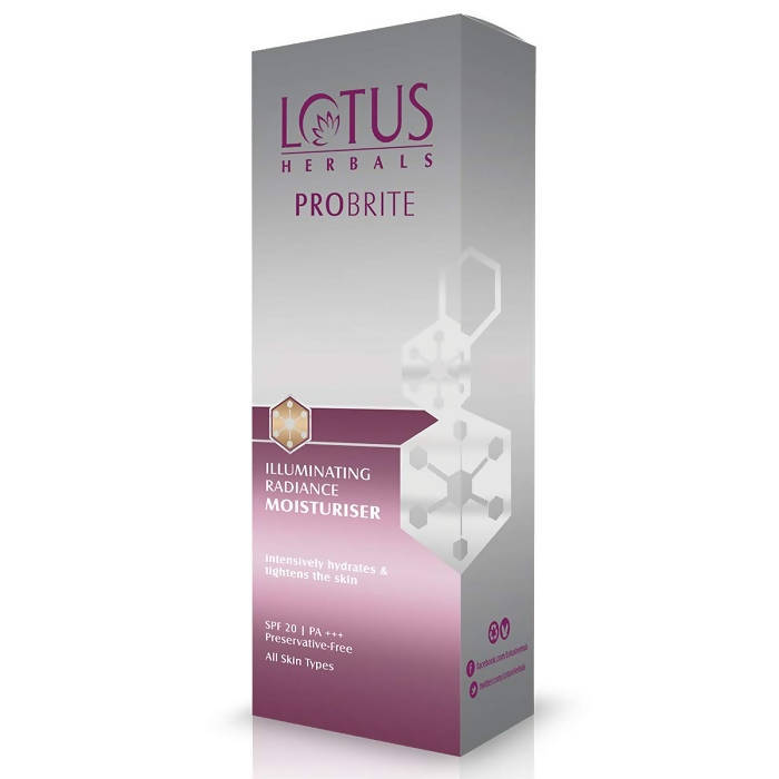 Lotus Herbals Probrite Illuminating Radiance Moisturiser | Grocsy