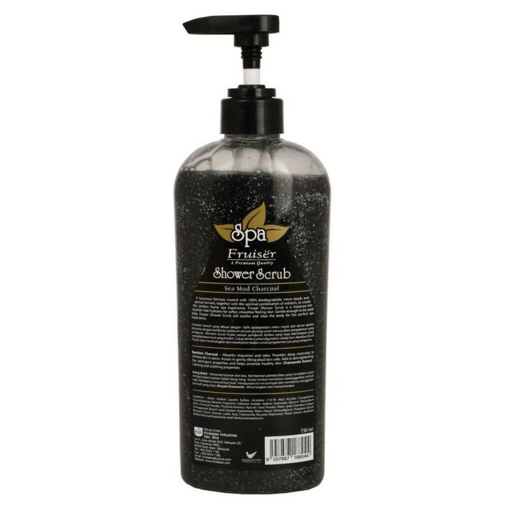 Fruiser Shower Scrub With Sea Mud Charcoal | Grocsy