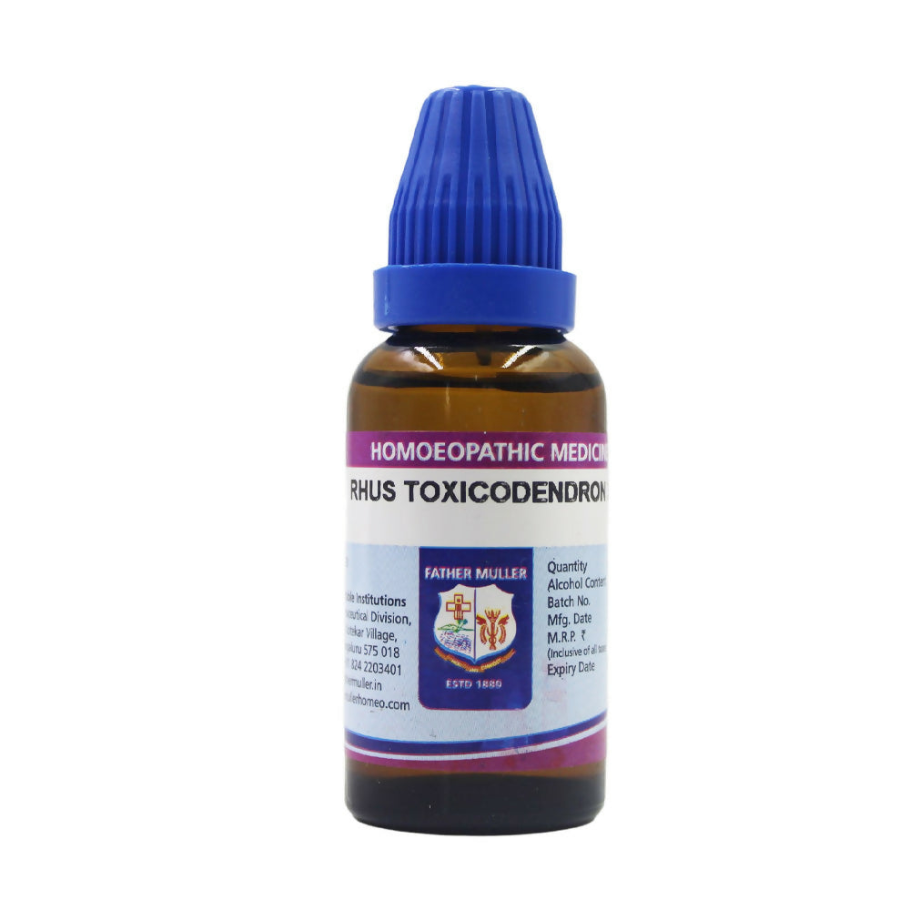 Father Muller Rhus Toxicodendron Dilution | Grocsy