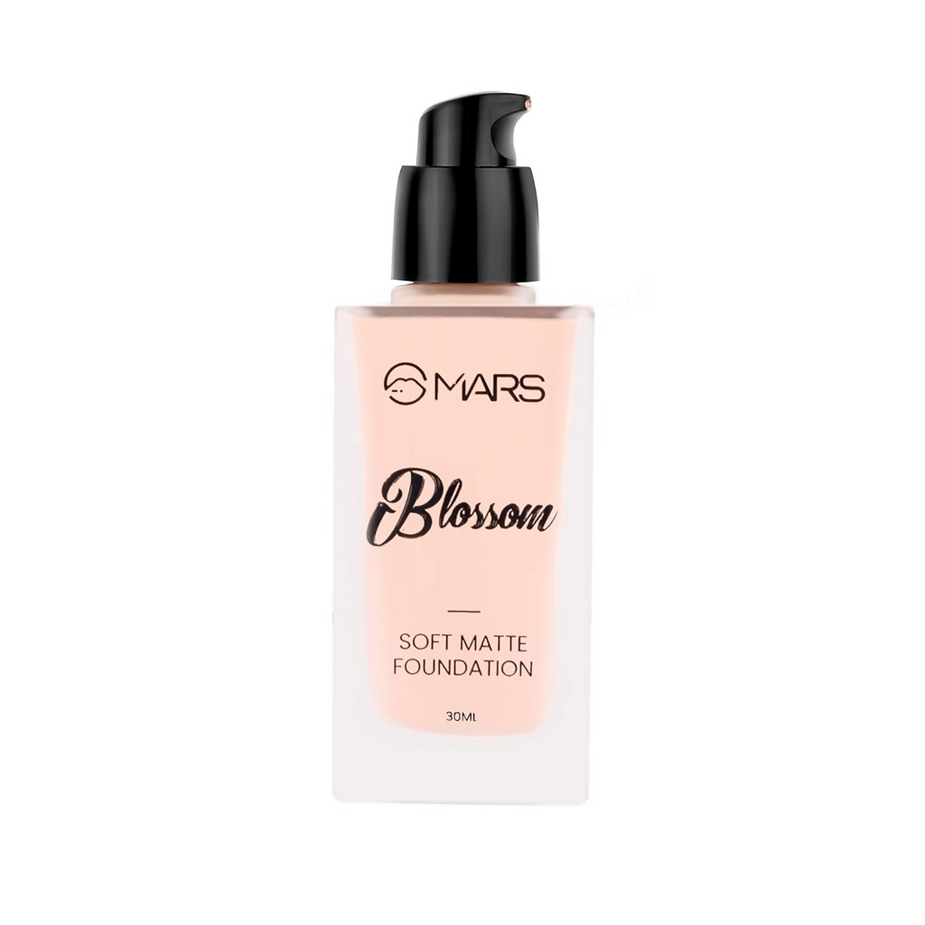 MARS Cosmetics Blossom Soft Matte Full Coverage Foundation - 01 Porcelain | Grocsy