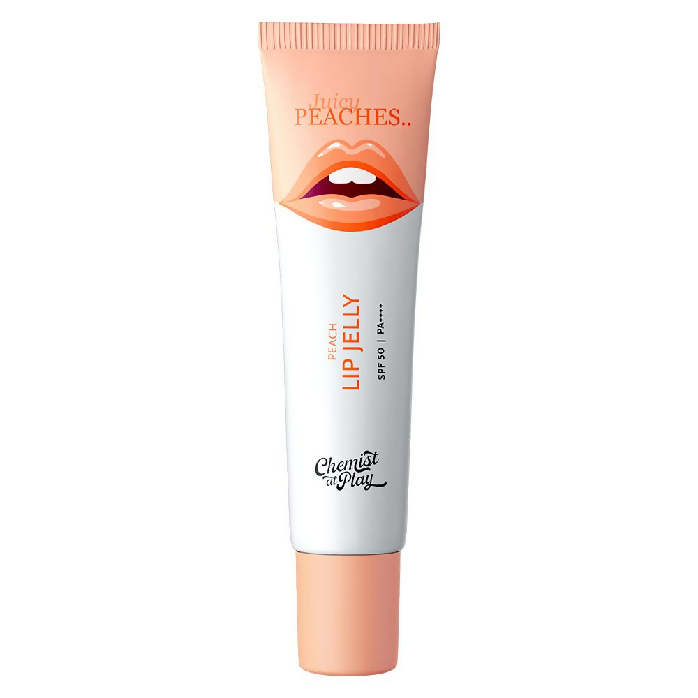 Chemist At Play Peach Lip Jelly Lip Balm With SPF 50 PA++++ | Grocsy