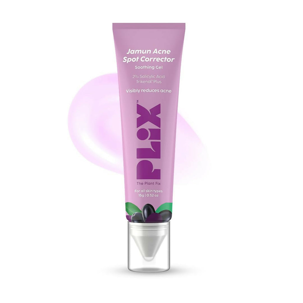 PLIX The Plant Fix Jamun Acne Spot Corrector Gel For Reducing Active Acne | Grocsy