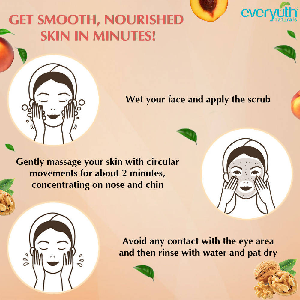 Everyuth Naturals Hydrating & Exfoliating Walnut Apricot Scrub | Grocsy