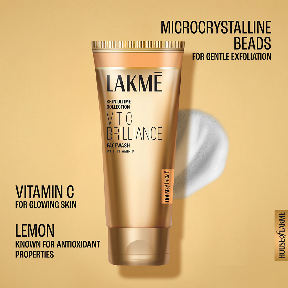 Lakme 9 to 5 Vitamin C 100% Soap Free Face Wash | Grocsy