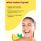 PLIX The Plant Fix Underarm Depigmentation Serum Spray & 2% Alpha Arbutin Face Serum | Grocsy