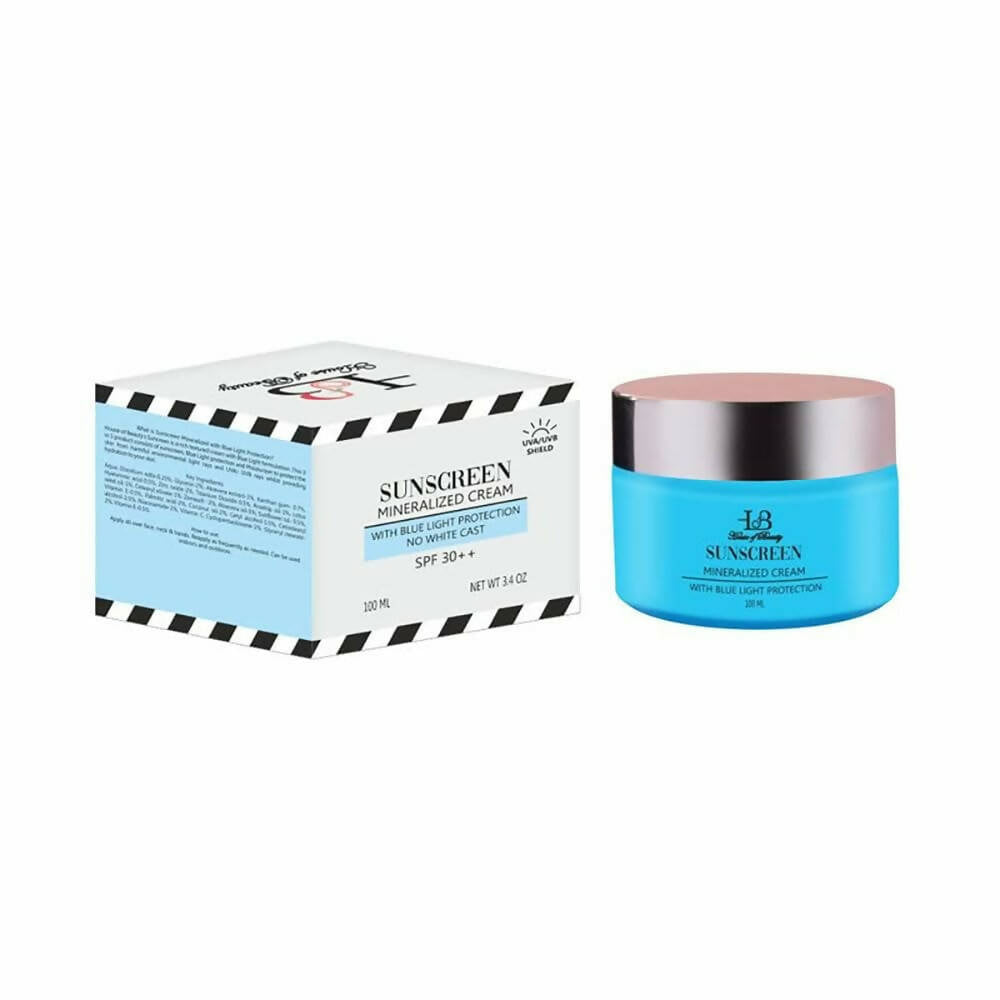 House Of Beauty Mineral Sunscreen With Blue Light Protection | Grocsy
