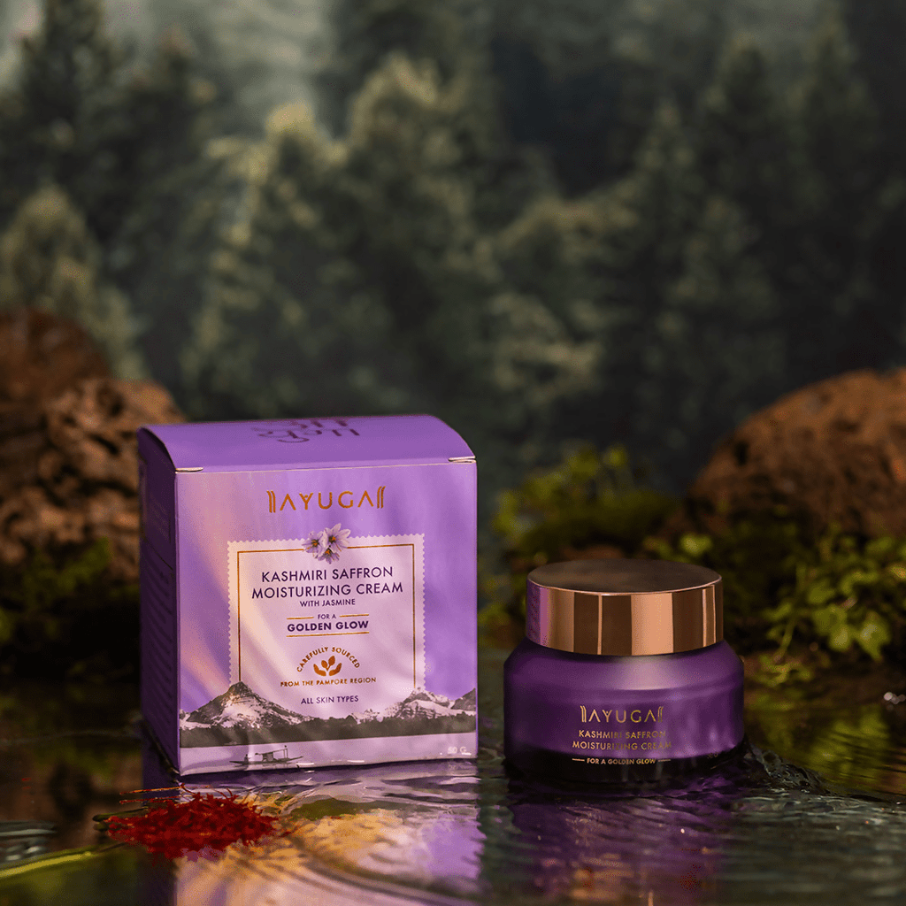 Ayuga Kashmiri Saffron Moisturizing Cream | Grocsy
