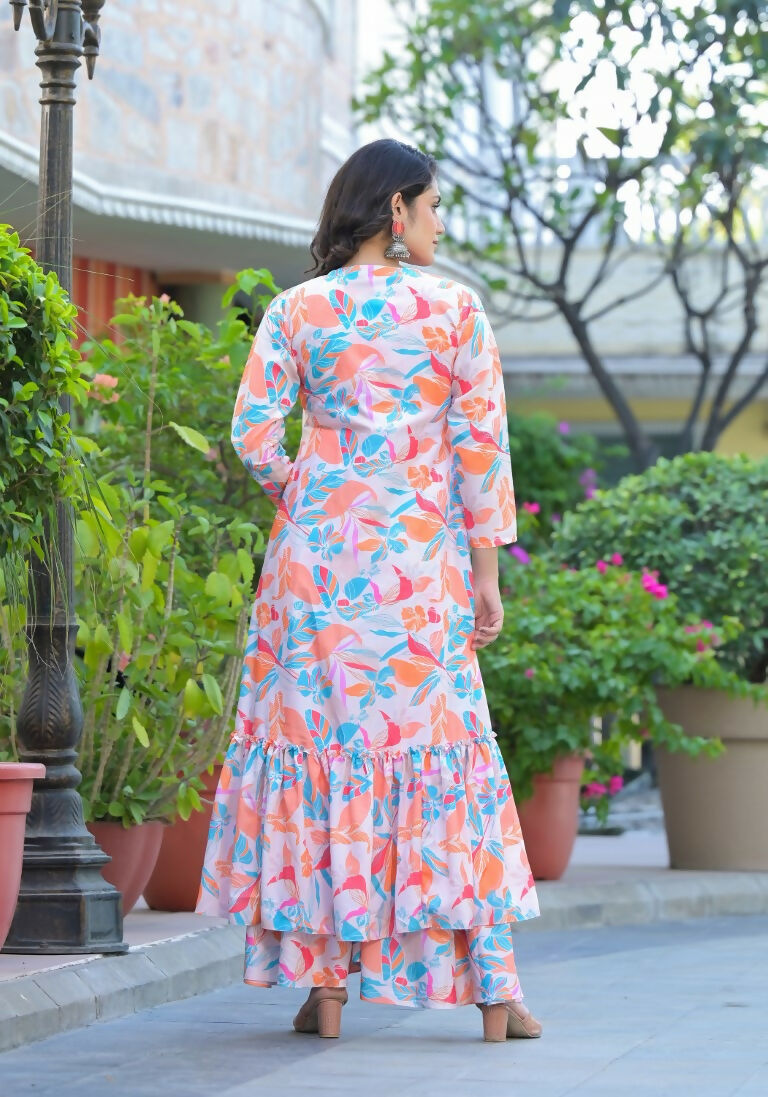 Designer Stylish Off White With Multi Ab Cotton Stitched jacket Style - Anbazaar | Grocsy