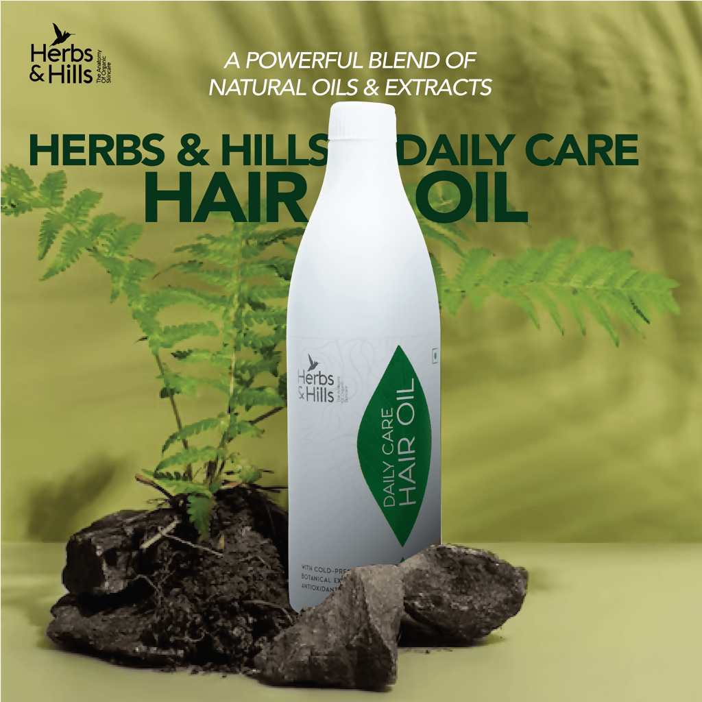 Herbs & Hills Daily Care Hair Oil | Grocsy
