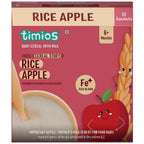 Timios Organic Rice Apple Baby Cereal | Grocsy