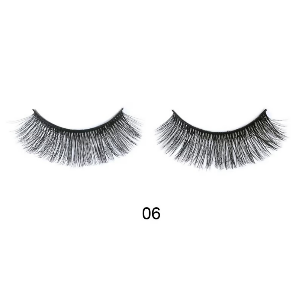 Bronson Professional 3D Effect Long and Natural Look False Eyelashes - 06 | Grocsy