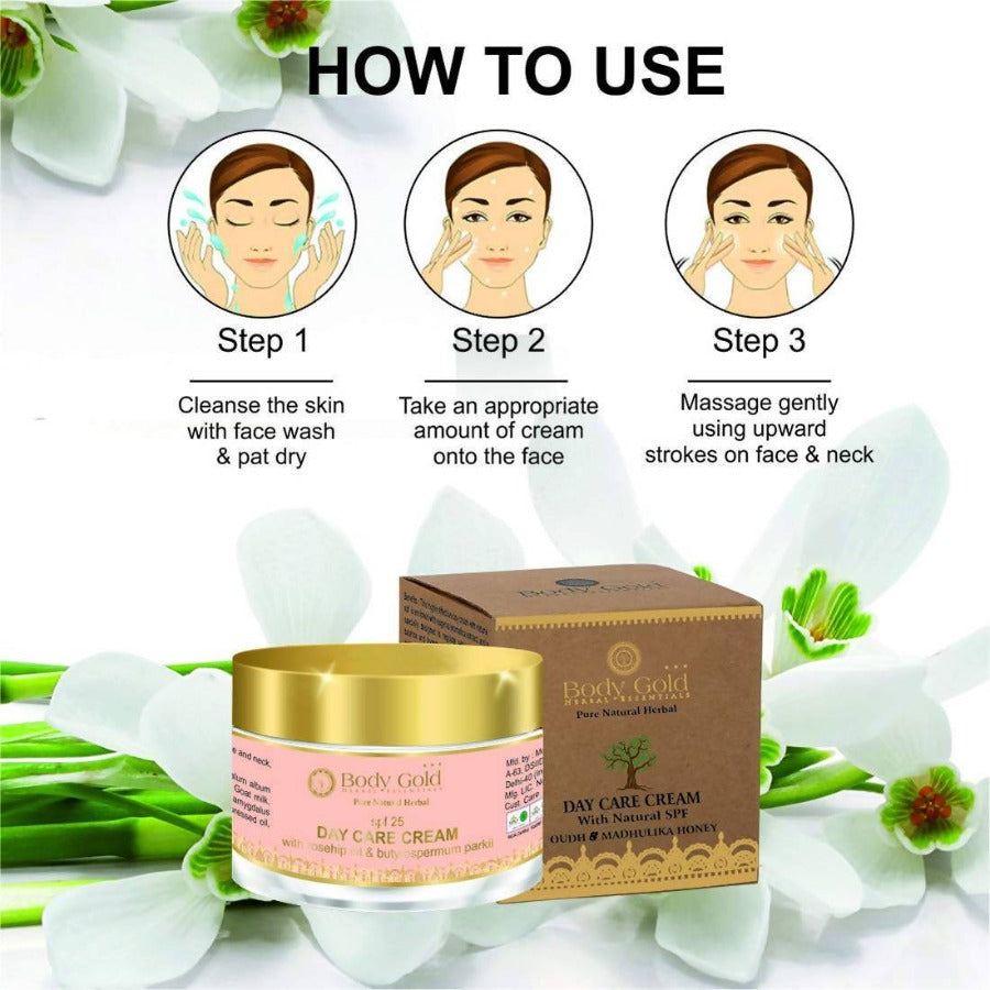 Body Gold SPF 25 Day Care Cream | Grocsy