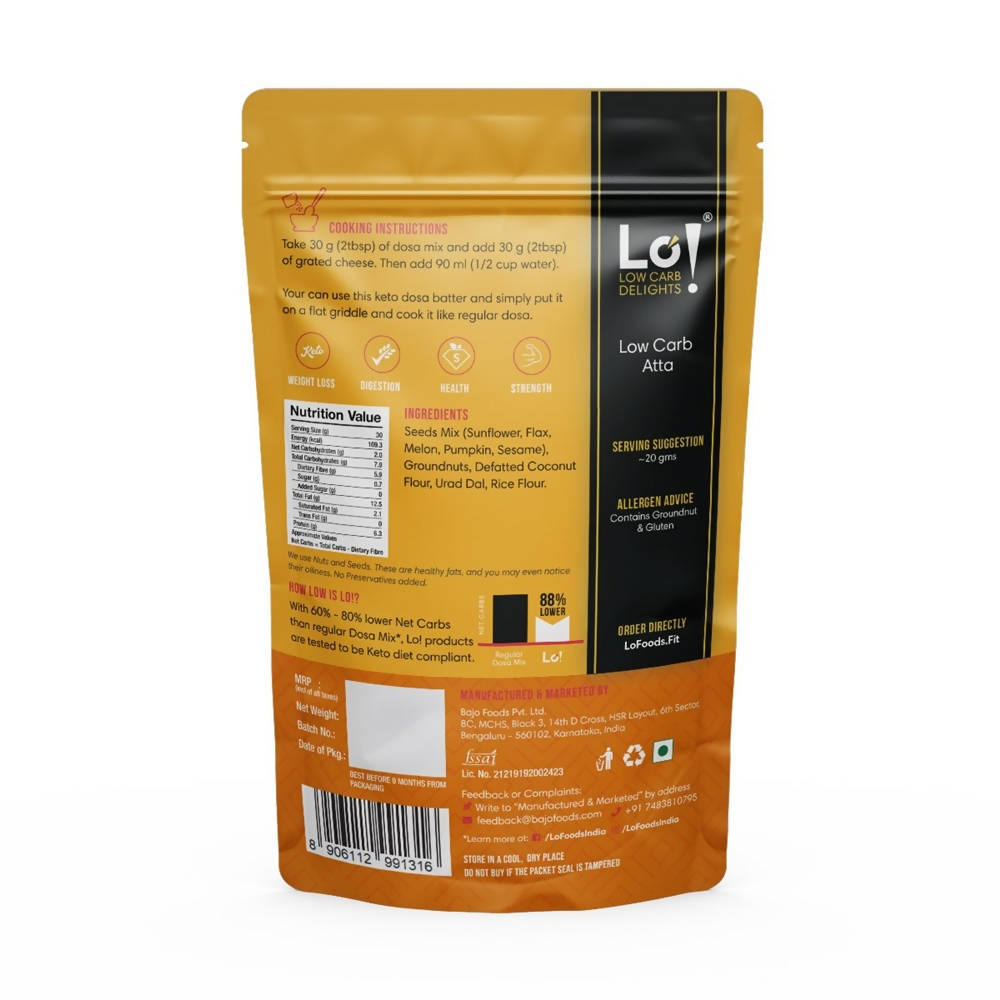 Lo Low Carb Dosa Mix | Grocsy