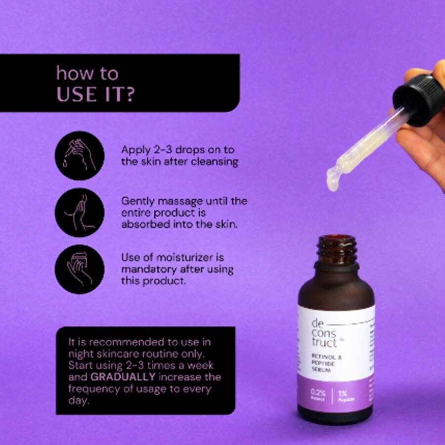 Deconstruct Retinol & Peptide Serum | Grocsy