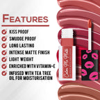 Jaquline USA Color Me Matte Liquid Lipstick - Plum | Grocsy