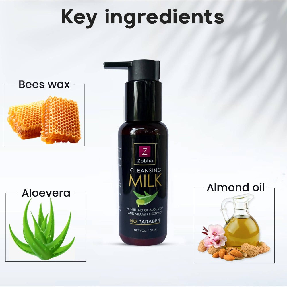 Zobha Cleansing Milk | Grocsy