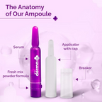 The Derma Co 15% Vitamin C Intense Brightening Ampoule Kit | Grocsy