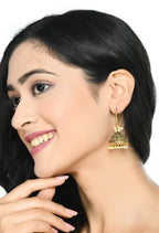 Mominos Fashion Johar Kamal Designer Golden Color Jhumkas | Grocsy