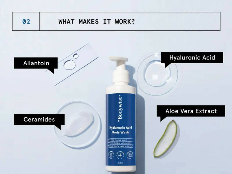 BeBodywise Hyaluronic Acid Body Wash | Grocsy