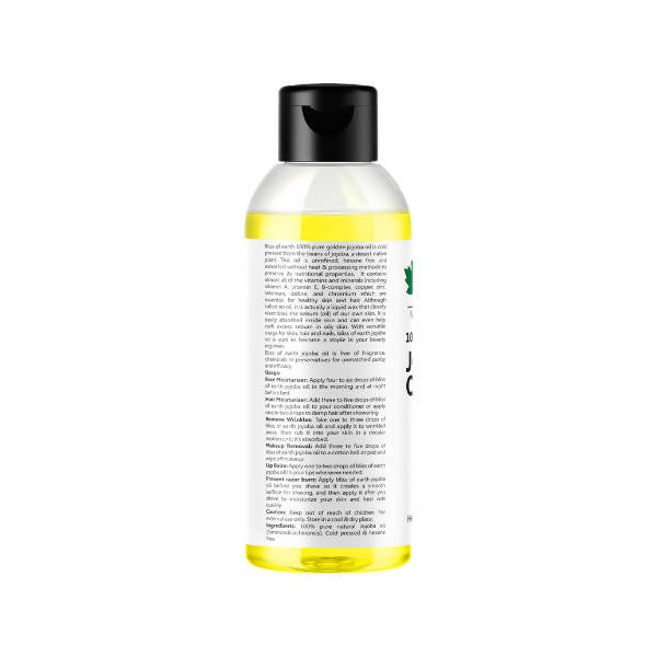 Bliss of Earth 100% Pure Natural Jojoba Oil | Grocsy