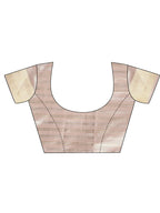 Shree Shyam Fashion Organza Peach Saree | Grocsy