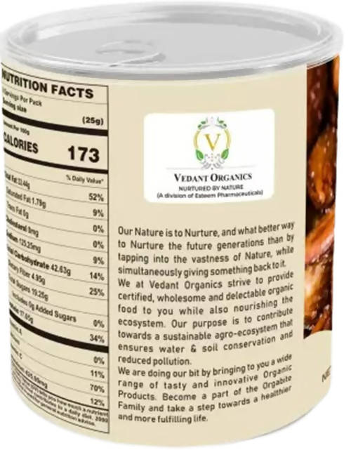 Orgabite Organic Honey Roasted Almonds | Grocsy