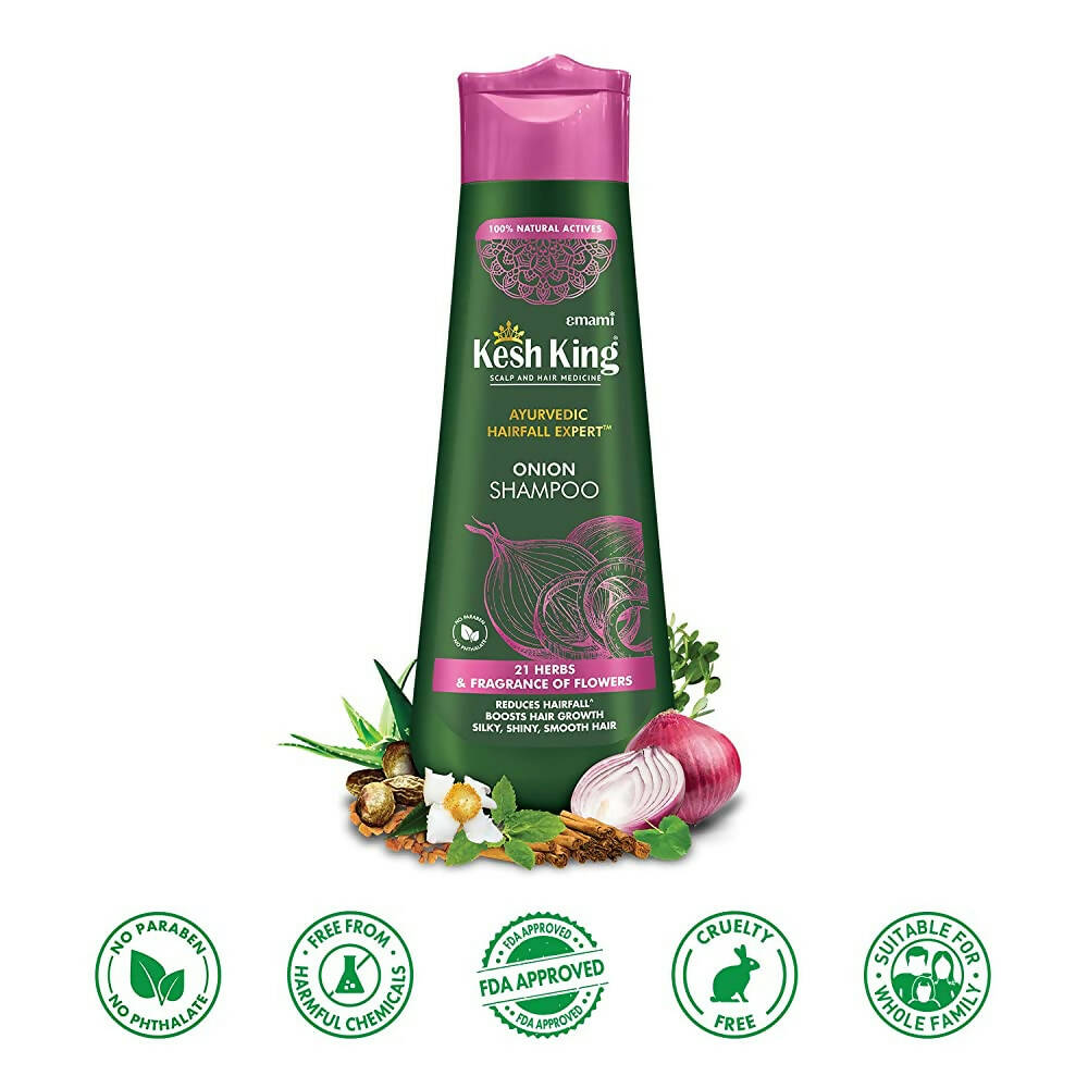 Kesh King Ayurvedic Onion Shampoo | Grocsy