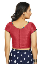 Aastha Fashion Women's Gajri Art Silk Designer Party Wear Readymade Blouse | Grocsy