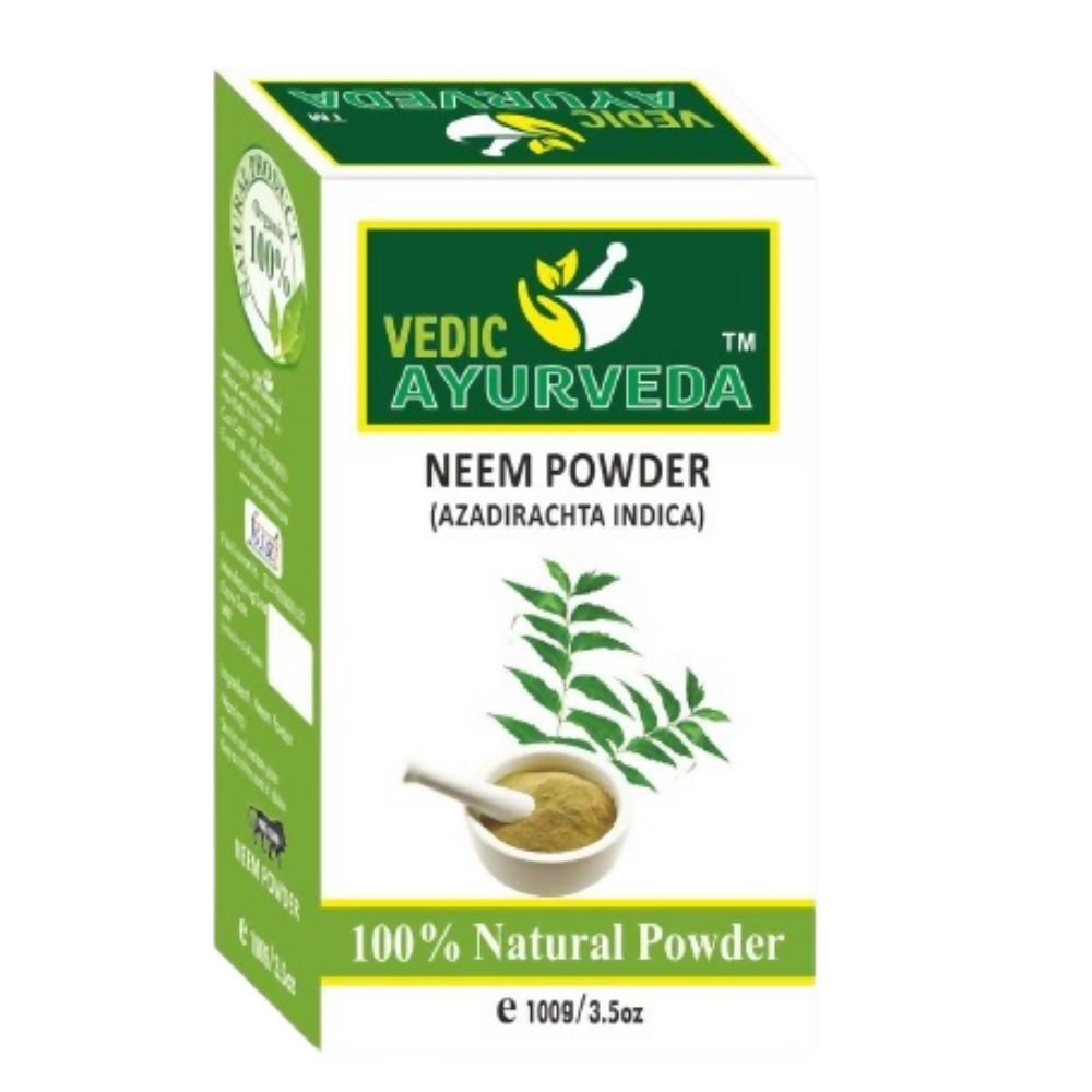 VedicAyurveda Neem, Tulsi, and Indigo Powders | Grocsy