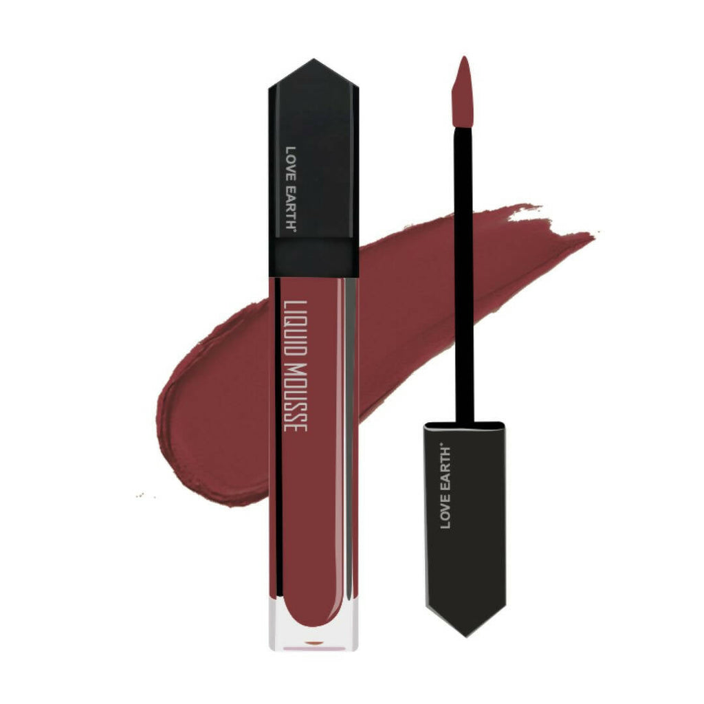 Love Earth Liquid Mousse Lipstick - Irish Coffee | Grocsy