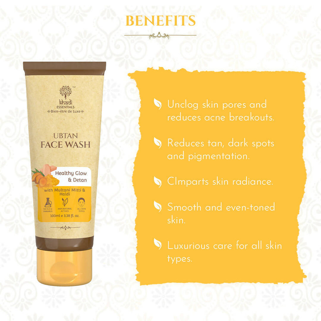 Khadi Essentials Ubtan Face Wash | Grocsy