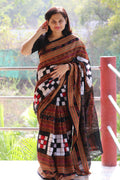 Earthyweaves Triveni Sambalpuri Saree | Grocsy