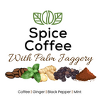 Satvi Wellness Chukkukappi With Mint And Palm Jaggery Blend Of Coffee Powder With Ginger, Black Pepper & Mint In Biodegradable Tea Bags | Spice and Mint Coffee | Herbal Infusions | Grocsy